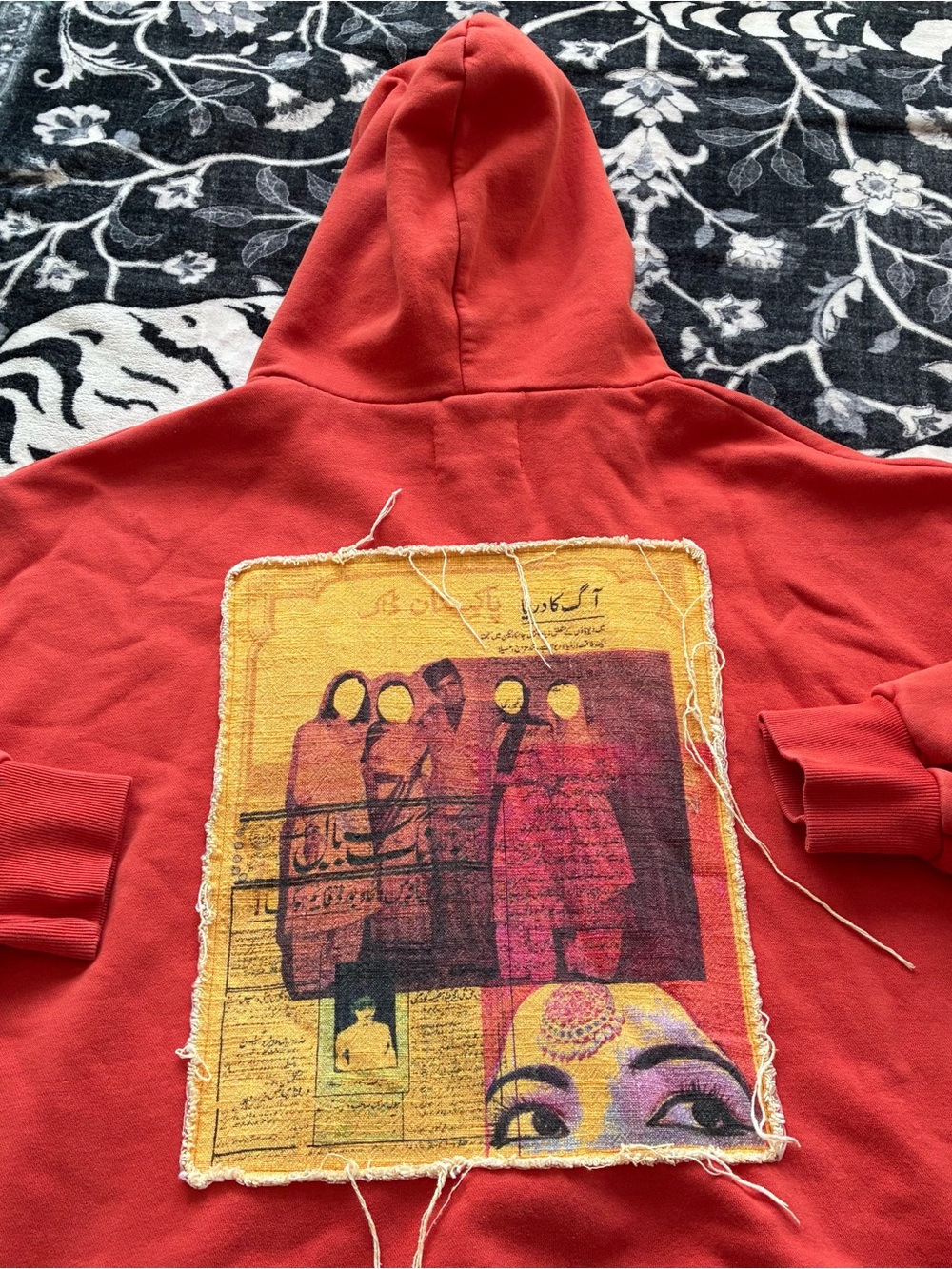 000 - RASTAH VOLUME 3 III EMBROIDERED ORANGE SWEATSHIRT HOODIE